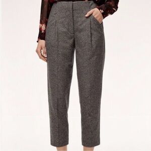 Wilfred Chambray Cashmere & Wool Trouser